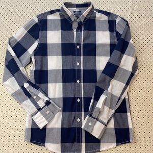Blue Plaid Shirt